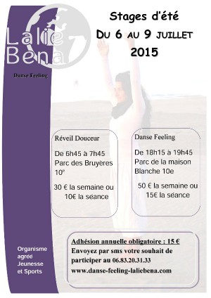 Stage d’été 2015 Marseille !